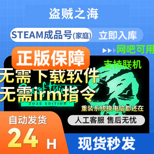 steam正版成品号 盗贼之海 多人在线官服联机畅玩 支持网吧国区