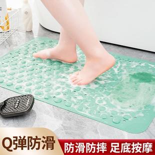 pvc浴室防滑垫酒店卫生间洗澡垫子浴缸防摔按摩地垫家用加厚脚垫
