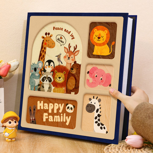 熊猫大容量相册集俩伙计插页6寸