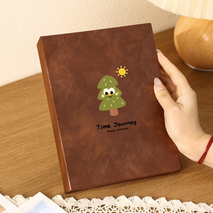 皮质相册本纪念册情侣恋爱旅行照片书收纳册大容量拍立得影集相簿