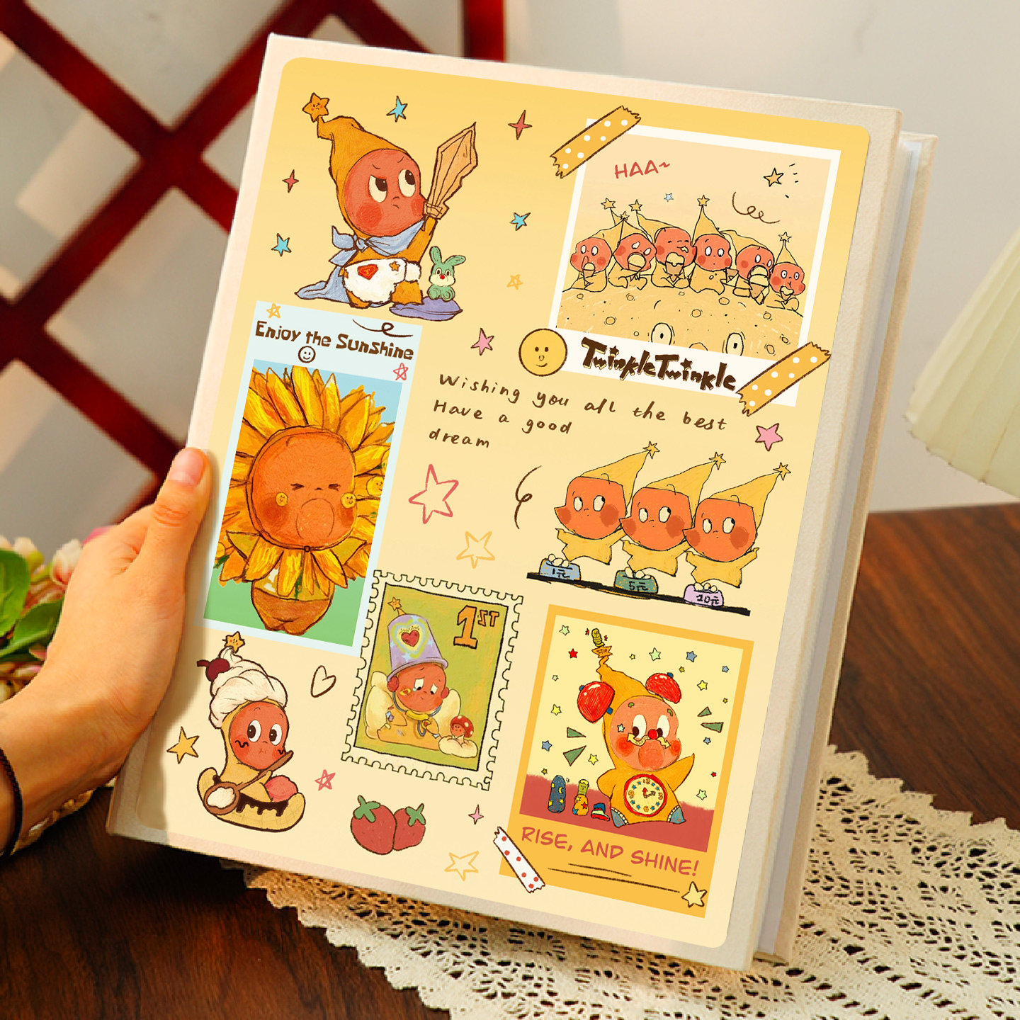 卡通插页式相册5寸6寸拍立得