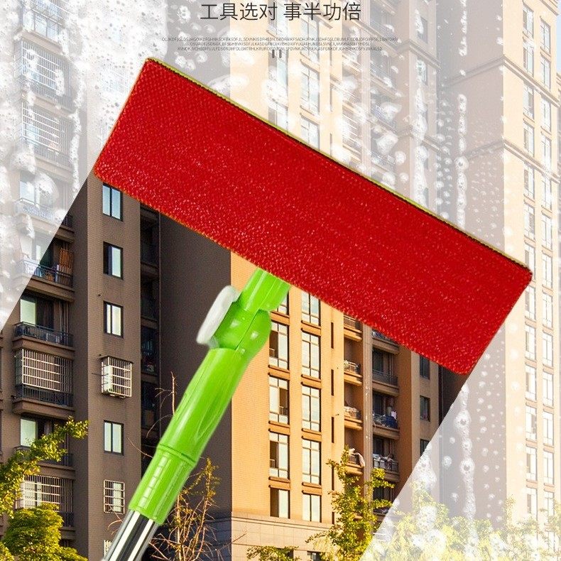 超细纤维三合一玻璃擦窗神器