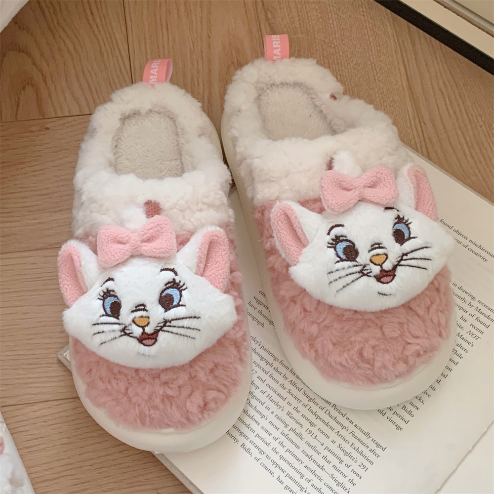 冬季棉拖鞋居家防滑毛绒月子鞋