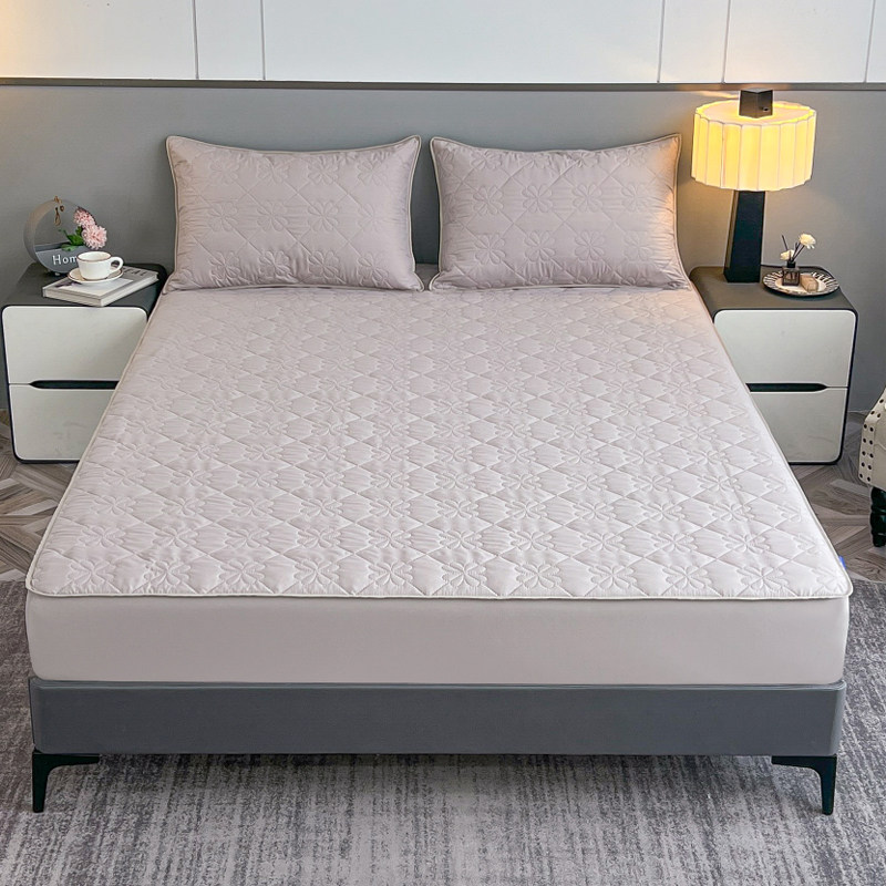 【奶茶色花朵】美居物防水床笠隔尿防渗漏民宿床垫保护罩可机洗,床上用品,床笠,淘宝优惠券,粉丝福利购,淘宝优惠卷