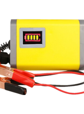 汽车摩托车电瓶充电器12V20AH32AH铅酸蓄电池12伏充电机智能修复