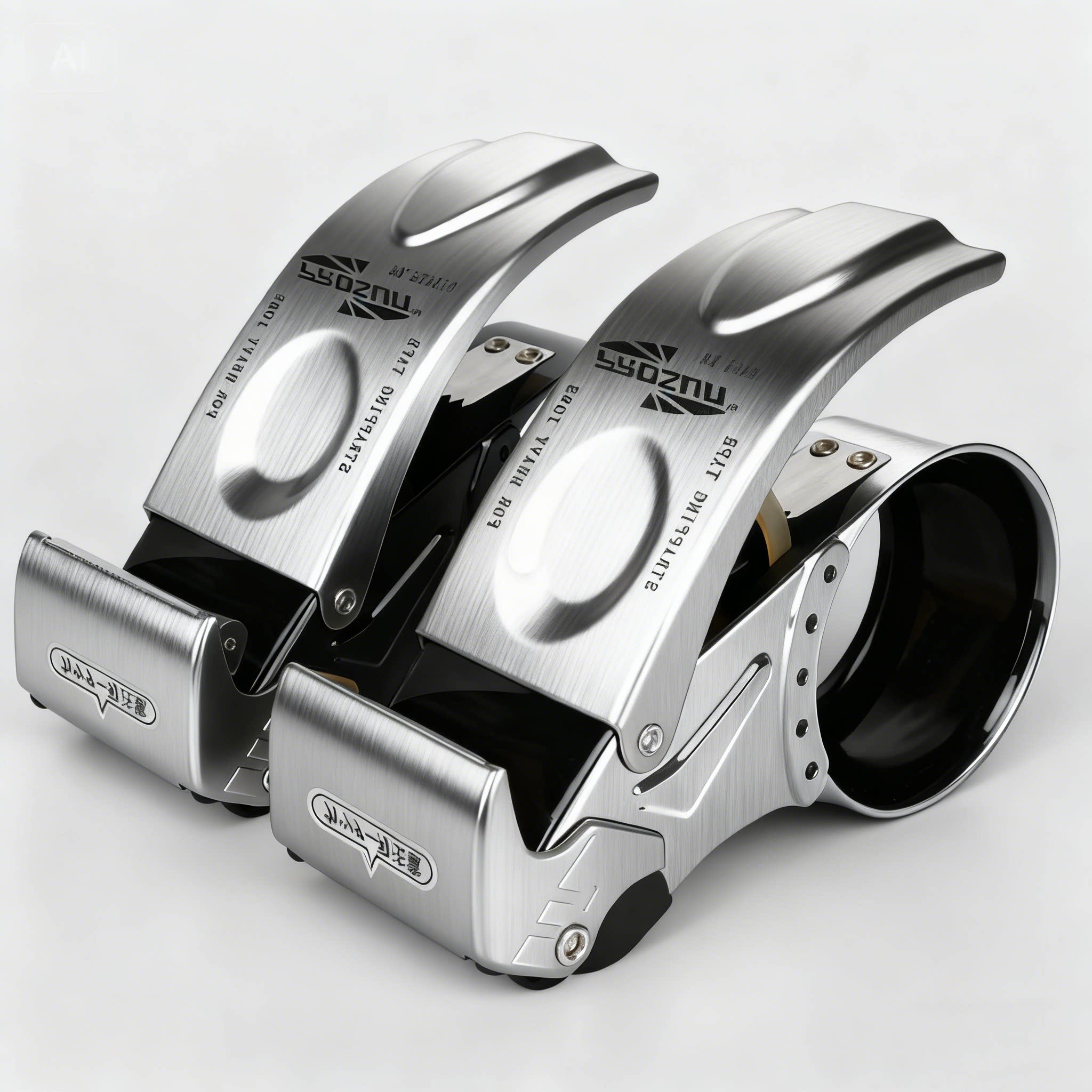 金属全新防脱透明胶带切割器升级绿色大号小号胶带纸快递打包器封箱机物流打包机封口胶布封箱器封口机胶带器