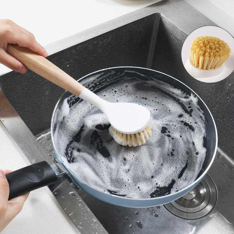 锅刷洗锅家用洗碗刷不伤锅刷碗清洁刷长柄厨房刷沾油刷锅刷子除垢