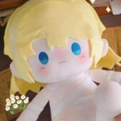 漫画人鱼陷落同人周边兰波属性40CM棉花娃娃毛绒可爱玩偶公仔