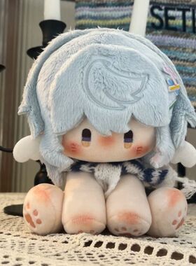 崩坏星穹铁道周边知更鸟属性15cm棉花娃娃坐姿玩偶公仔女生日礼物