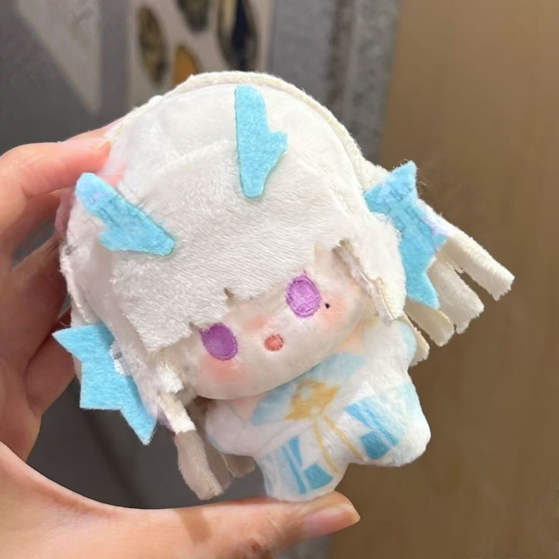 西施10cm王者荣耀印花棉花娃娃