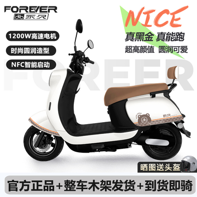 永久/FOREVER电动摩托车时尚小龟王电摩电动车长续航电摩电动车