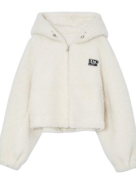 【舒心专属】UX冬季新款连帽皮毛一体外套