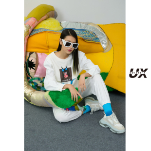 UNIDESXUX新款 拼接卫衣DJ101013A251 舒心