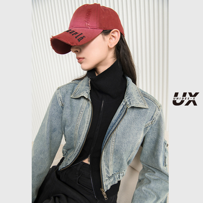 【舒心专属】春春新款 修身短款牛仔外套女 时尚通勤