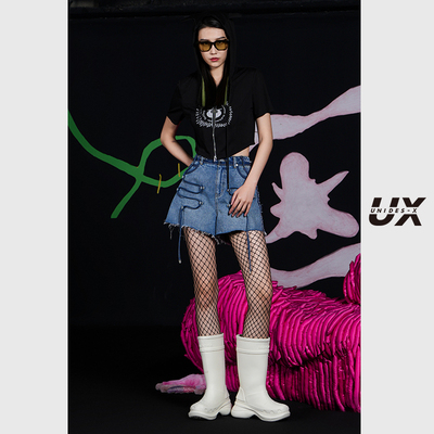 UX2024夏季新款艺术联名连帽卫衣