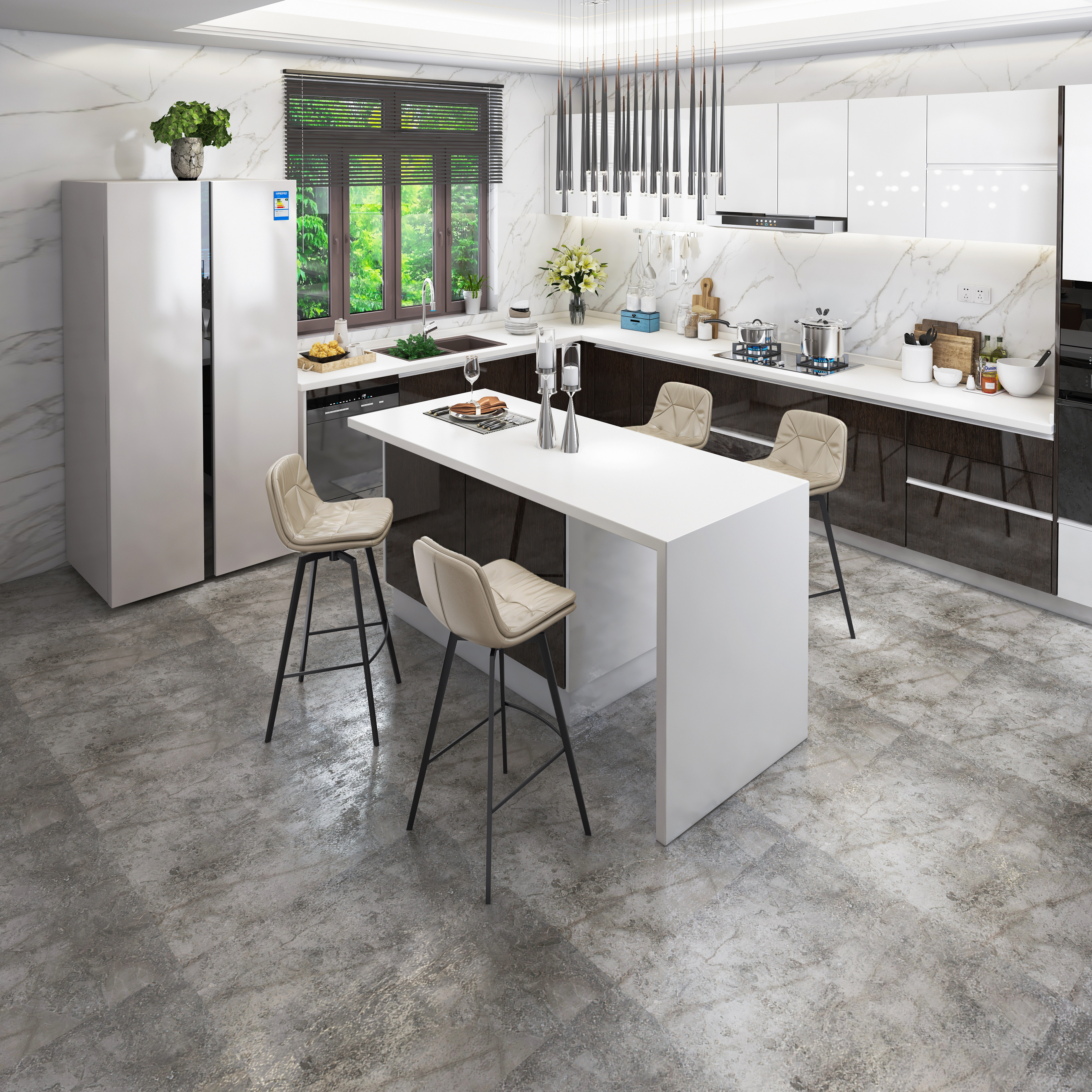 旋转吧椅轻奢家用吧台椅高脚凳现代简约酒吧椅子北欧中岛台设计师,商业/办公家具,酒吧椅,淘宝优惠券,粉丝福利购,淘宝优惠卷