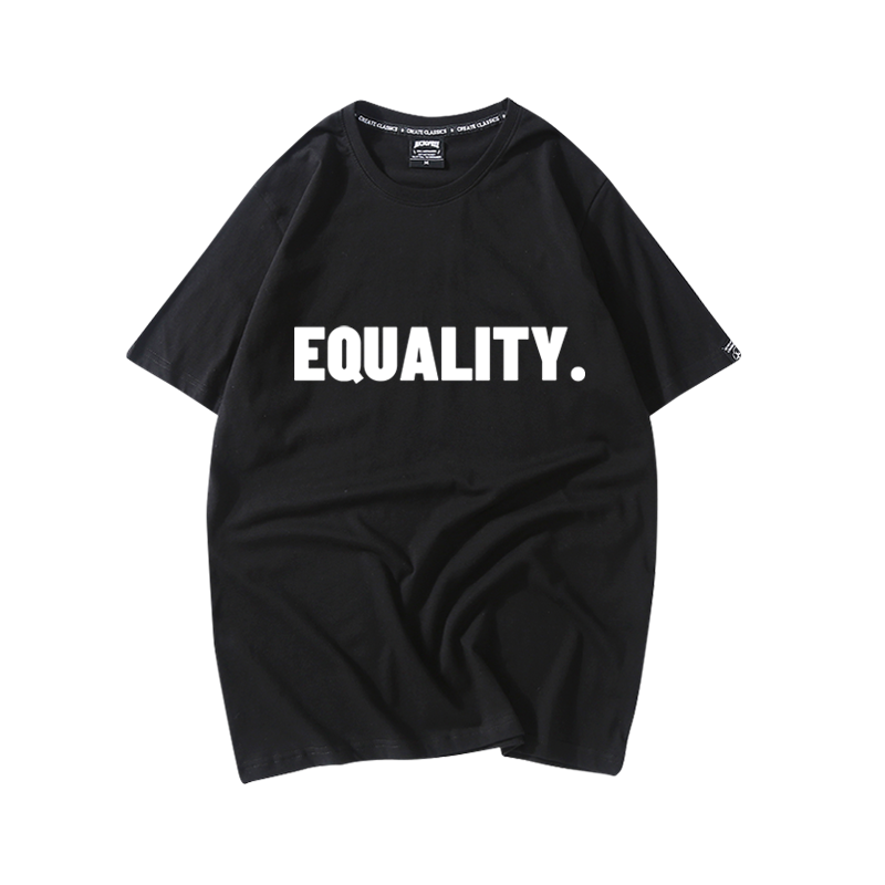 詹姆斯拉塞尔EQUALITY美式篮球运动训t恤男2022夏季宽松纯棉短袖