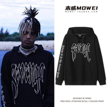 xxxtentacion同款卫衣男XXX纪念欧美Revenge美式潮牌嘻哈连帽外套