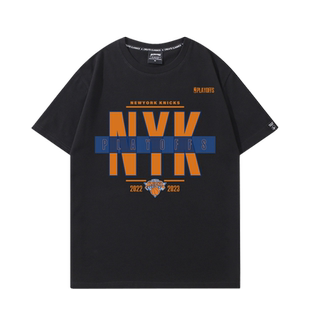 2023季后赛尼克斯队T恤男甜瓜卡梅罗安东尼篮球运动训练短袖夏季