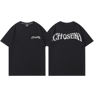 詹姆斯Chosen1印花t恤男天选之子美式复古短袖篮球训练半袖夏季潮