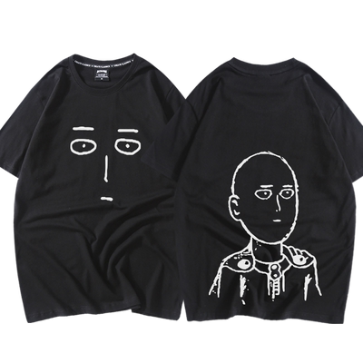 一拳超人t恤男女琦玉老师onepunchman周边动漫日系短袖情侣半袖夏