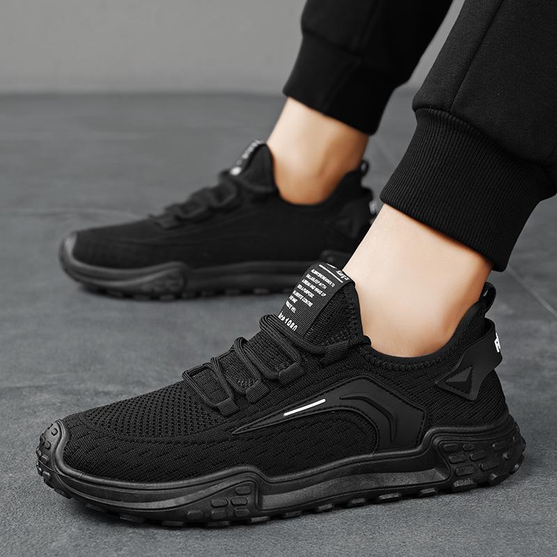 春秋季网面透气大码网面46椰子鞋47防滑耐磨厨师鞋48休闲鞋45男鞋