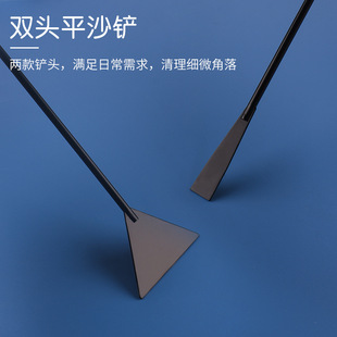 水草工具套装不锈钢波浪弯剪发黑直镊弯镊水草泥平砂器刮藻刀鱼捞