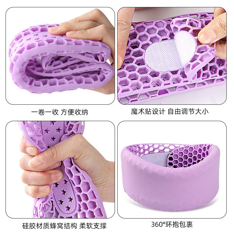 新款纯硅胶围脖护颈脖套室内外可调节保健支撑脖子前倾矫正器神器