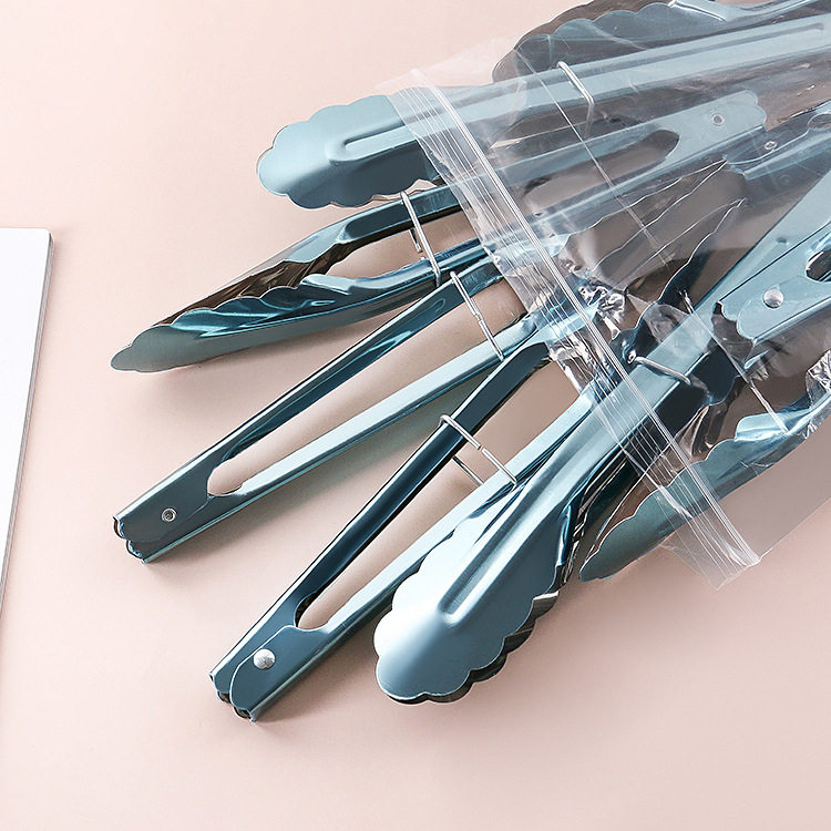 不锈钢食品夹子厨房包胶食物夹烧烤面包夹酒店面巾夹防烫牛排夹,厨房/烹饪用具,厨用取碗/盘夹,淘宝优惠券,粉丝福利购,淘宝优惠卷