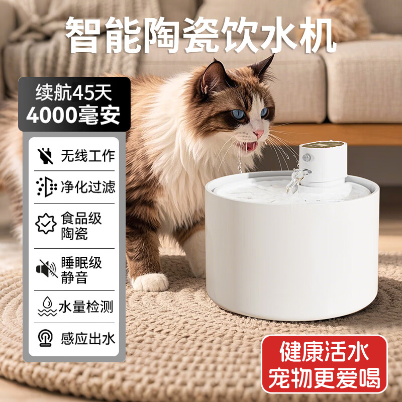 大猫日记自动循环流动猫咪饮水机