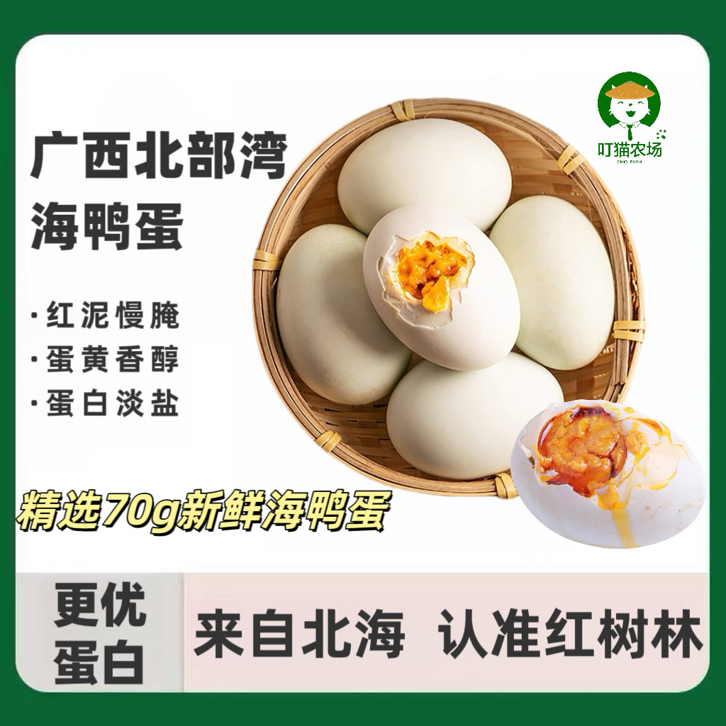 红树林海鸭蛋小火慢烤广西特产