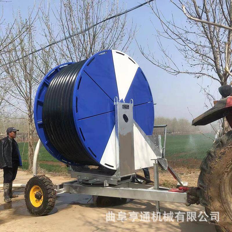 外贸出口款喷灌机 75-300型水涡轮喷灌机 大面积自动盘管灌溉机