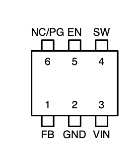 TLV62568PDRLR  2.5V 至 5.5V 输入、1A 高效降压转换器