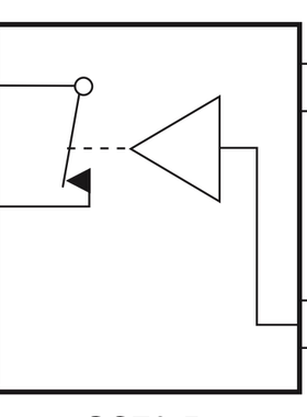 MAX4716 0.4Ω、低电压、单电源SPST模拟开关