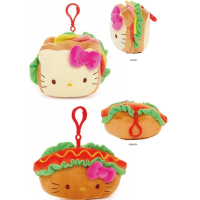 【补尾款&全款现货】26.1月美版三丽鸥三文治热狗系列挂件kitty
