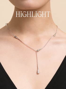高光时刻水滴毛衣链/项链/耳饰