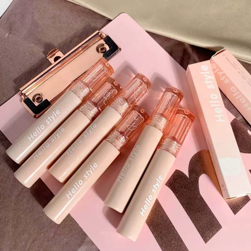 Блеск для губ Pure Desire стиль стойкий макияж лица белый оттенок губной помады матовый матовый красный непродолжительный чашки обычной цены студенческой вечеринки