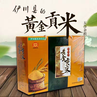 河南特产 洛阳特产 洛阳伊川小米 伊河桥小米3200g礼盒装
