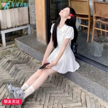 品牌女童短袖连衣裙夏装2025新款儿童夏季薄款独特超好看漂亮裙子