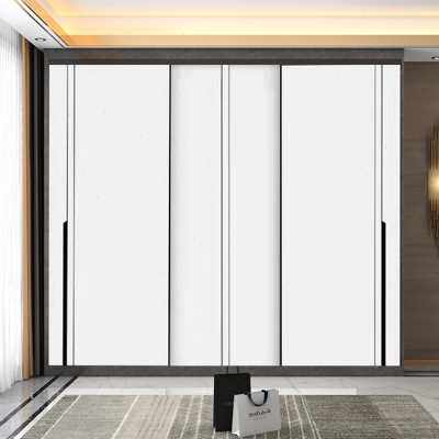 新款网红衣柜门推拉门定制衣柜门定做推拉滑移门衣帽间简约推拉门
