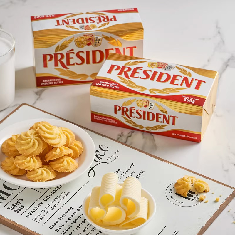 总统淡味黄油动物性发酵法国进口