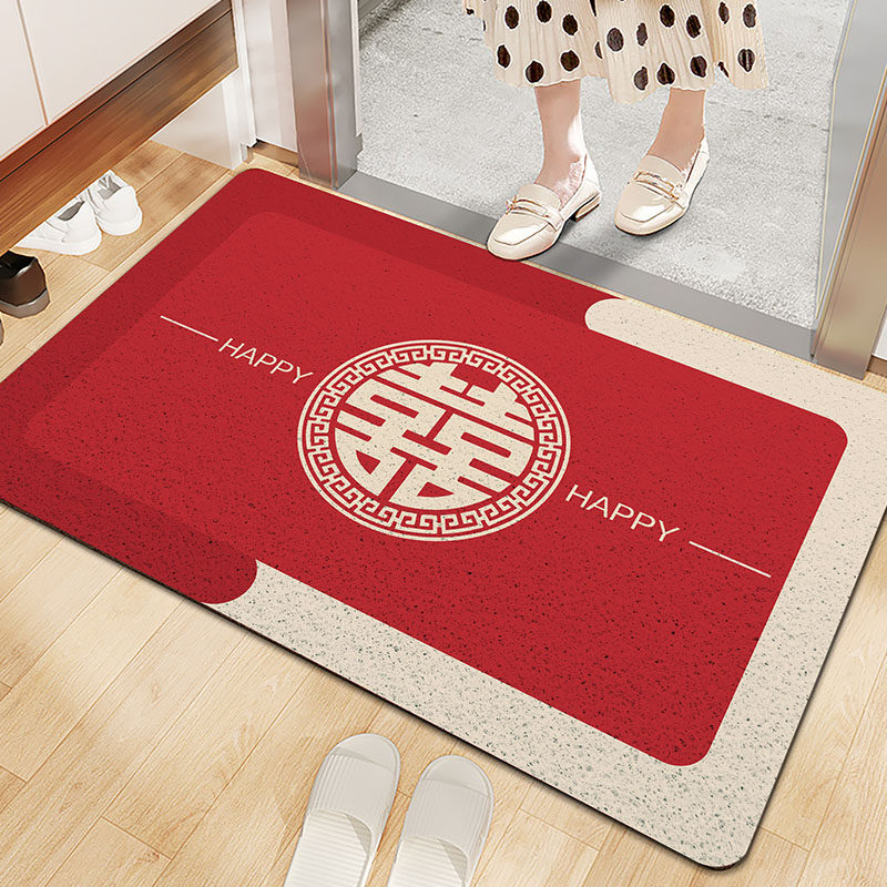家用结婚门口脚垫入户门地垫门垫喜庆喜字入户新中式进门耐脏地毯,居家布艺,入户地垫,淘宝优惠券,粉丝福利购,淘宝优惠卷