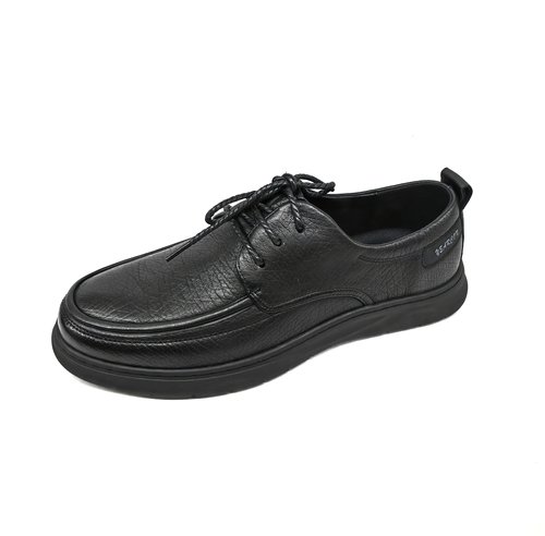 意尔康男鞋2024秋季新款羊皮系带软底商务休闲皮鞋男S511AE53625A