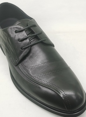 意尔康男鞋2025新款时尚真皮英伦尖头商务休闲皮鞋男5103AA55563A