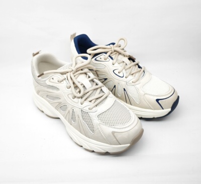 意尔康女鞋2026新款网面软底防滑休闲老爹鞋时尚系带6182AD16047U