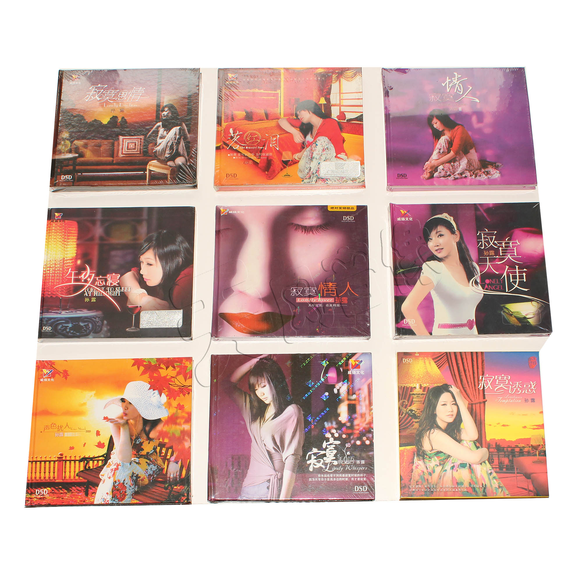 正版孙露全集寂寞诱惑午夜忘寝寂寞天使寂寞情人落红泪DSD9CD