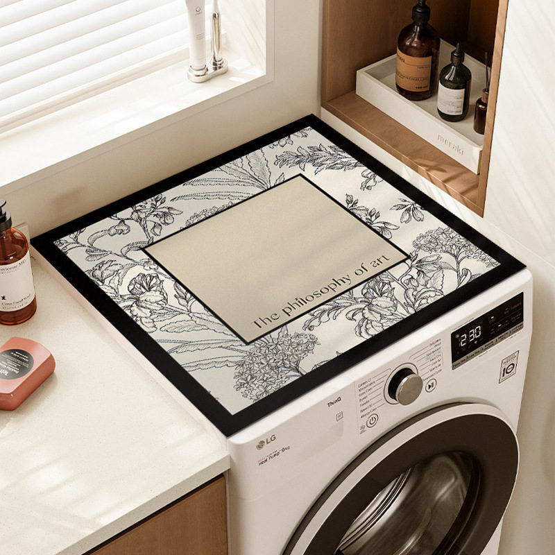 复古全自动滚筒式洗衣机防尘罩微波炉冰箱防水盖布床头柜皮革盖巾,居家布艺,万能盖巾,淘宝优惠券,粉丝福利购,淘宝优惠卷