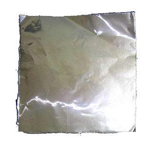 切片15*15厘米银色锡纸包装工厂检测鉴定用12 2030微米加厚铝箔纸