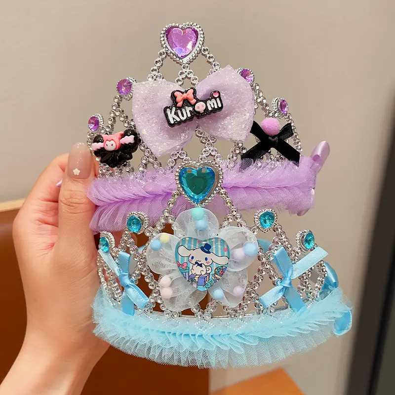 玉桂狗皇冠头饰女童库洛米发箍