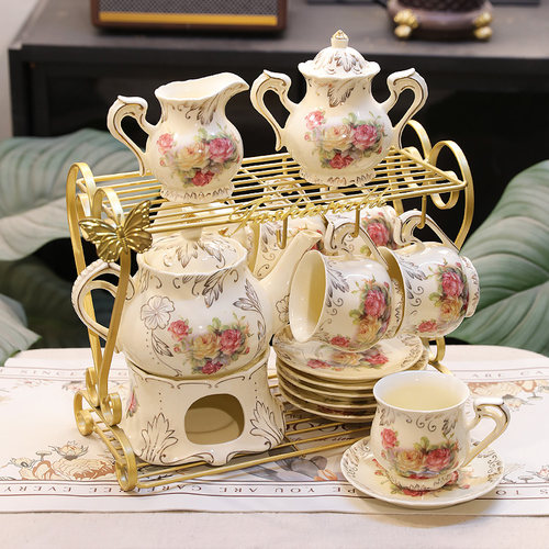 漫缈诗陶瓷蜡烛加热茶具礼盒